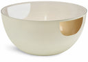 Doma Glass Top And Iron Base Coffee Table - Cream