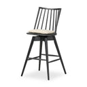 LEWIS SWIVEL BAR + COUNTER STOOL