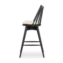 LEWIS SWIVEL BAR + COUNTER STOOL