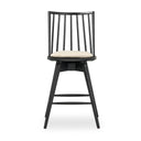 LEWIS SWIVEL BAR + COUNTER STOOL