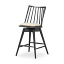 LEWIS SWIVEL BAR + COUNTER STOOL