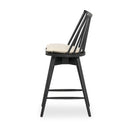 LEWIS SWIVEL BAR + COUNTER STOOL