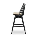 LEWIS SWIVEL BAR + COUNTER STOOL