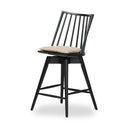 LEWIS SWIVEL BAR + COUNTER STOOL