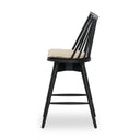LEWIS SWIVEL BAR + COUNTER STOOL