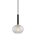 Aged Brass Breton Pendant 8.5" by Hudson Valley