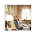 Monocled Miss Tray By Slim Aarons