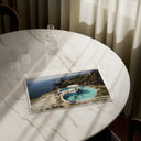 Pool At Villa Gli Arieti Tray By Slim Aarons