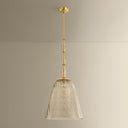Aged Brass Bleecker Pendant 16" by Hudson Valley, view 4