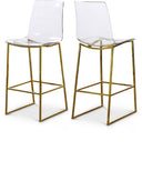 Lumen Gold Counter Stool - Gold