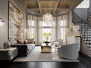 Mont Blanc Chandelier 36" by Corbett Lighting