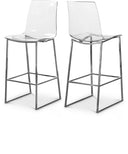 Lumen Chrome Counter Stool - Chrome