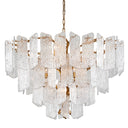 Gold Leaf Piemonte Chandelier 43.5" by Corbett Lighting