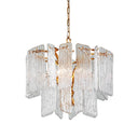 Gold Leaf Piemonte Chandelier 43.5" by Corbett Lighting, view 6