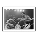 MUHAMMAD ALI PUNCHING JOE FRAZIER BY GETTY IMAGES