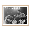 MUHAMMAD ALI PUNCHING JOE FRAZIER BY GETTY IMAGES