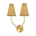 Aged Brass Buskirk Wall Sconce 15" by Hudson Valley