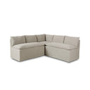Andre Slipcover Dining Banquette L-Shape