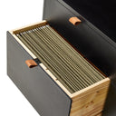 TREY WIDE FILING CABINET DESK SYSTEM