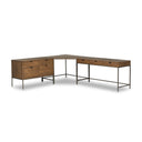 TREY WIDE FILING CABINET DESK SYSTEM