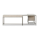 TREY WIDE FILING CABINET DESK SYSTEM