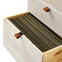 TREY WIDE FILING CABINET DESK SYSTEM