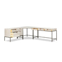 TREY WIDE FILING CABINET DESK SYSTEM