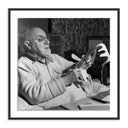 HENRI MATISSE WORKING ON PAPER CUT-OUT