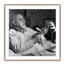 HENRI MATISSE WORKING ON PAPER CUT-OUT
