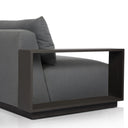 Branford Outdoor Metal Sofa-106"