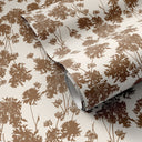 Flora Wallpaper By Gold Rush Art Co.