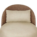 Quaid Outdoor Woven Swivel Chair