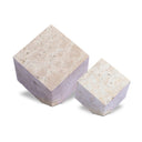 Travertine Cube Sculpture Set