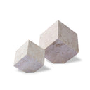 Travertine Cube Sculpture Set