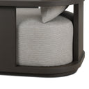 Tahana Outdoor Metal Swivel Chair