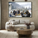 Drinks At Gstaad by Slim Aarons