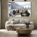 Drinks At Gstaad by Slim Aarons