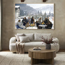 Drinks At Gstaad by Slim Aarons