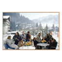 Drinks At Gstaad by Slim Aarons