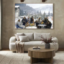 Drinks At Gstaad by Slim Aarons