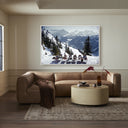 Lounging In Gstaad by  Slim Aarons