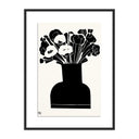 Woodblock Floral II by Roseanne Kenny