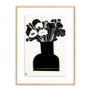 Woodblock Floral II by Roseanne Kenny