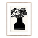 Woodblock Floral II by Roseanne Kenny