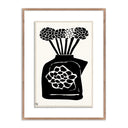 Woodblock Floral III by Roseanne Kenny