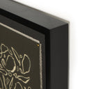 Cream On Black Glimmer By Laurel-Dawn Latshaw