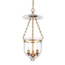 Aged Brass Hampton Pendant 10.25" x 20.75" (252-AGB-C1) by Hudson Valley