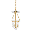 Aged Brass Hampton Pendant 10.25" x 20.75" (252-AGB-C3) by Hudson Valley