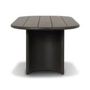 Paden Outdoor Metal Dining Table-94"