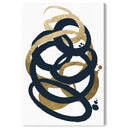 Formas Indigo and Gold - with hand-applied Gold Leaf